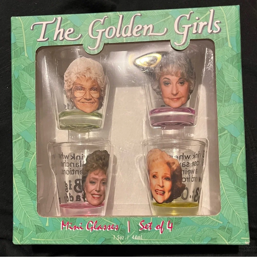 ABC Just Funky Goden Girls Mini Glass Set - Multicolor